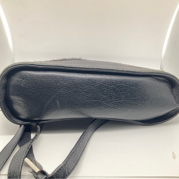 Carolina Crowley Collection Backpack Black Cowhide Leather *Has Staining* main image 11